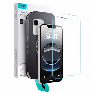 ESR UltraFit Karkaistu lasi 2-pakkaus iPhone 13 / 13 Pro / 14 / 16e / 17e:lle