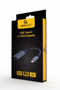 Cablexpert A-USB3C-HDMI-01 videokaapeliadapteri 0.15 m USB Type-C harmaa