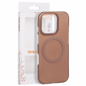 Tecto Shield Mistiq Mag suojakuori iPhone 16 Pro 6,3"-mallille, ruskea
