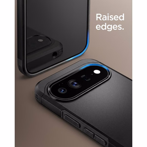 Musta Spigen Tough Armor Mag MagSafe -suojakuori Google Pixel 11 Pro -puhelimelle