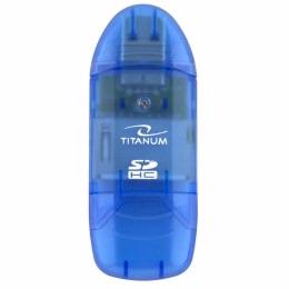 TITANUM TA101B kortinlukija sininen USB 2.0