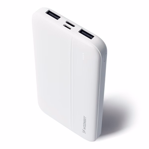 Wozinsky powerbank Li-Po 10000mAh 2 x USB valkoinen (WPBWE1)