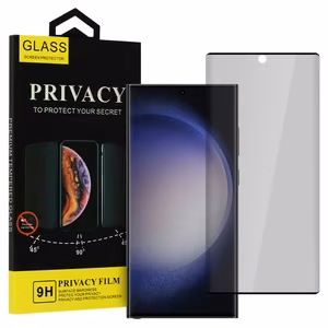 Karkaistu lasi Privacy Glass SAMSUNG GALAXY S23 ULTRA:lle musta