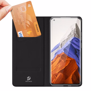 DUX DUCIS Skin Pro Kirjahylly tyyppi tapauksessa Xiaomi Mi 11 Pro musta