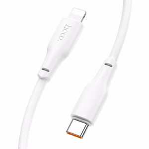 Hoco X93 USB-C – USB-C Kaapeli 60W 1,0 m, valkoinen