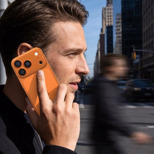AR+AF Täysmetallinen karkaistu lasi IPHONE 17 PRO:lle oranssi