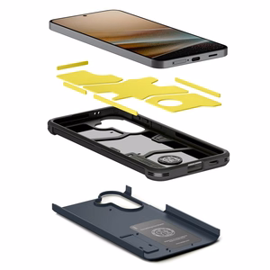 Spigen Tough Armor -suojakuori Samsung Galaxy A57 5G:lle - tummansininen