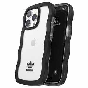 Adidas OR Wavy Suojakuori iPhone 13 Pro /13 6.1 musta-läpinäkyvä/musta-läpinäkyvä 51900