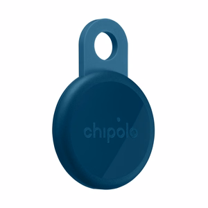 Chipolo LOOP – Ladattava Bluetooth-paikannin silikonilenkillä, iOS- ja Android-laitteille, tummansininen