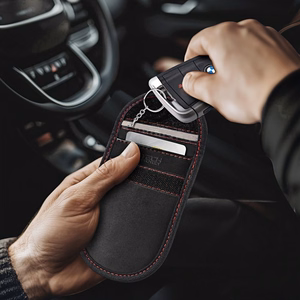 Tech-Protect KLR100 RFID Suojakuori - Musta ja Punainen