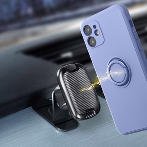 Silikoninen Suojakuori Renkaalla Samsung S25 EDGE:lle violetti