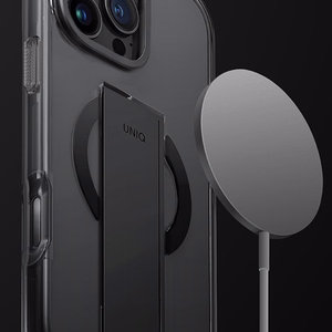 Uniq Heldro Max Magclick lataussuojakuori iPhone 16 Pro - läpinäkyvä