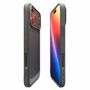 Spigen Rugged Armor Mag MagSafe Suojakuori iPhone 17 Pro:lle - harmaa