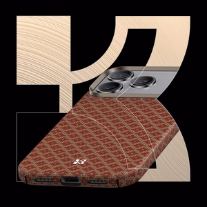 Benks Magnetic Armor Air Grid Kevlar -suojakuori Metal Frame 600D (H070) iPhone 17 Pro Max:lle, oranssi