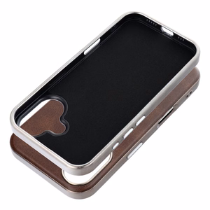 Gentleman Mag Cover Suojakuori iPhone 16 PRO:lle - MagSafe-yhteensopiva ruskea