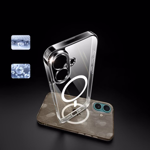 Ugreen Classy Clear Magneettinen Suojakuori MagSafe-yhteensopiva iPhone 16 Plus:lle - Läpinäkyvä