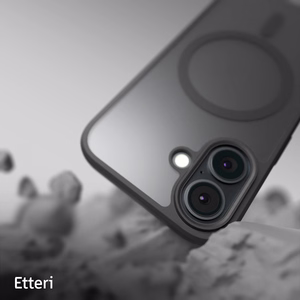 Etteri Matt Mag Suojakuori Samsung Galaxy S25 Ultralle musta