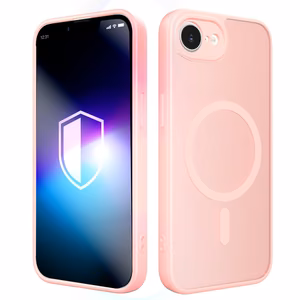 3mk Misty MagCase suojakuori iPhone 16E / 17E - vaaleanpunainen