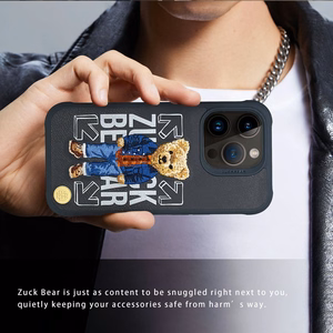 Zuck Bear San Francisco Fortune iPhone 15 Pro Suojakuori SoCal Vibe
