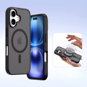 Dux Ducis Lawa Nahkainen Suojakuori iPhone 16:lle - musta