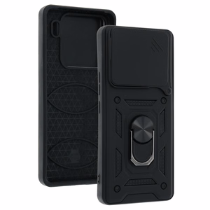 Slide Camera Armor Suojakuori Xiaomi 15 Pro 5G:lle musta