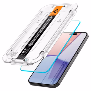 Spigen tempered glass GLAS.TR "EZ FIT" 2-pack for iPhone 15 Pro Max 6,7" clear