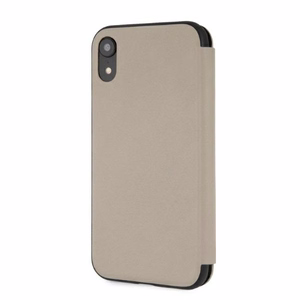 BMW Logo Imprint iPhone Xr Suojakuori - beige