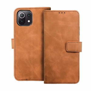 TENDER-lompakkokuori XIAOMI Redmi 9C / 9C NFC, ruskea