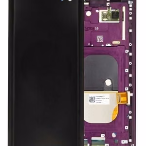 LCD-näyttö Sony Xperia XZ3 H8416/H9436 kosketusnäytöllä kehyksellä Bordeaux Red alkuperäinen (käytetty Grade A)