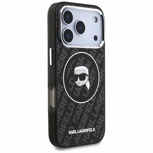 Karl Lagerfeld IML Karl Head Logo MagSafe -suojakuori iPhone 17 Pro - musta