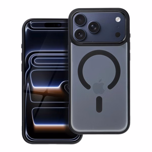 Suojakuori iPhone 17 PRO MAX:lle Full Matte Mag Cover yhteensopiva MagSafe musta