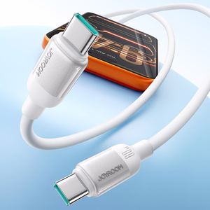 Joyroom S-A62 Lively Series 60W USB-C - USB-C kaapeli 1.2m - valkoinen