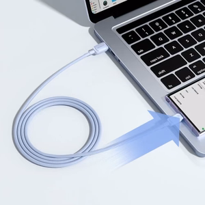Joyroom Multi-Color Series A14 USB-A / USB-C 3A kaapeli 1.2m - sininen