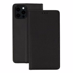 Smart Book MAGNET Suojakuori Samsung Galaxy A12:lle - musta