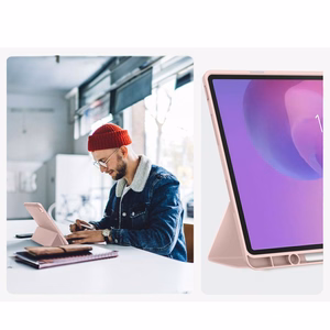 TechProtect SmartCase Pen Suojakuori Lenovo Idea Tab Plus 12.1 TB-361:lle - Vaaleanpunainen