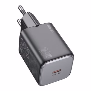 Laturi Hoco N40 (1xUSB-C 20W) musta