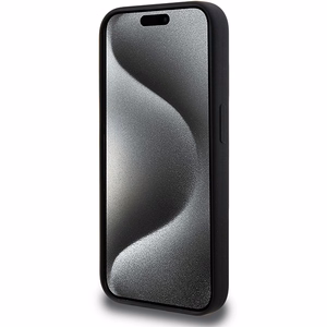 BMW M Silikoninen Pattern MagSafe Suojakuori iPhone 15 Pro:lle - musta