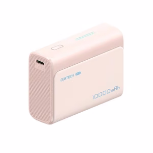 Cuktech CP13 30W 10000mAh varavirtalähde USB-C + USB-A - vaaleanpunainen