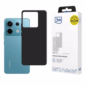 3mk Silikoninen Suojakuori Xiaomi Redmi Note 13 Pro 5G:lle - musta