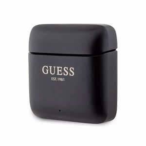 Guess Bluetooth-kuulokkeet GUTWSSU20ALEGK TWS + latausasema musta Printed Logo