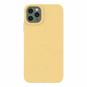 Eco Case Kotelo iPhone 11 Pro silikonisuojus puhelimen suojus Keltainen