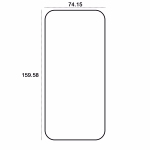 Etteri tempered glass 9D for iPhone 16 Pro Max 6,9"