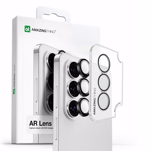 AmazingThing Radix AR Lens Glass kameran linssisuoja Samsung S26 -puhelimelle - musta