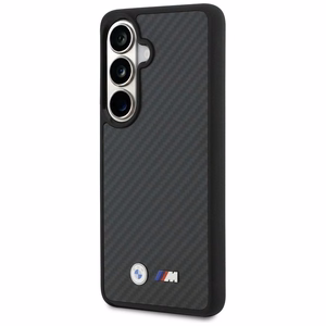 BMW M Kevlar Logo MagSafe Case for Samsung Galaxy S26 - Black
