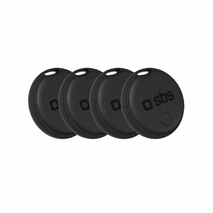 SBS Track My Dual yleismallinen paikannin, 4 kpl setti - musta