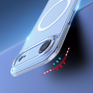 Dux Ducis Clin Mag Case for iPhone 17 Air Compatible with MagSafe - Transparent