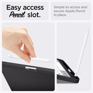 Spigen Urban Fit suojakuori iPad Air 10.9'' (2020/2022) / 11'' (2024/2025/2026):lle - musta