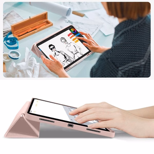 Tech-Protect SC Pen Suojakuori iPad Pro 13 7 / 8 / 2024-2025:lle - Vaaleanpunainen