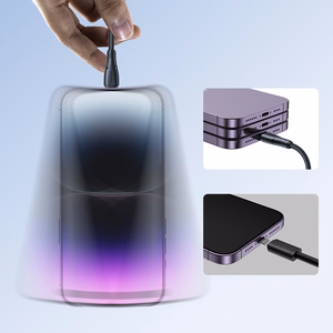 Joyroom Surpass Series A11 USB-A / Lightning 2.4A kaapeli 1.2 m - musta