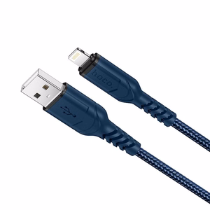 Hoco X59 kaapeli USB A - Lightning 2,4A 1 m sininen
